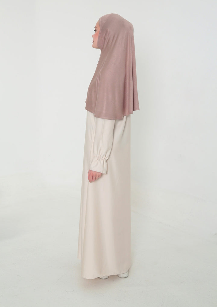 Abaya Satijn Beige
