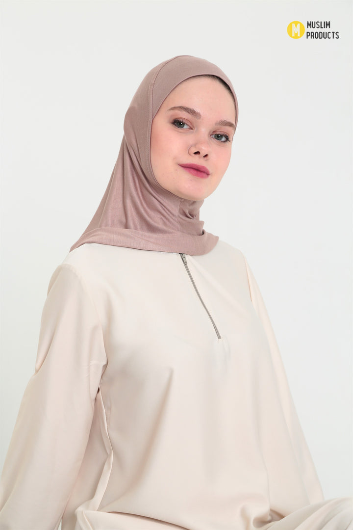 Abaya Satijn Beige