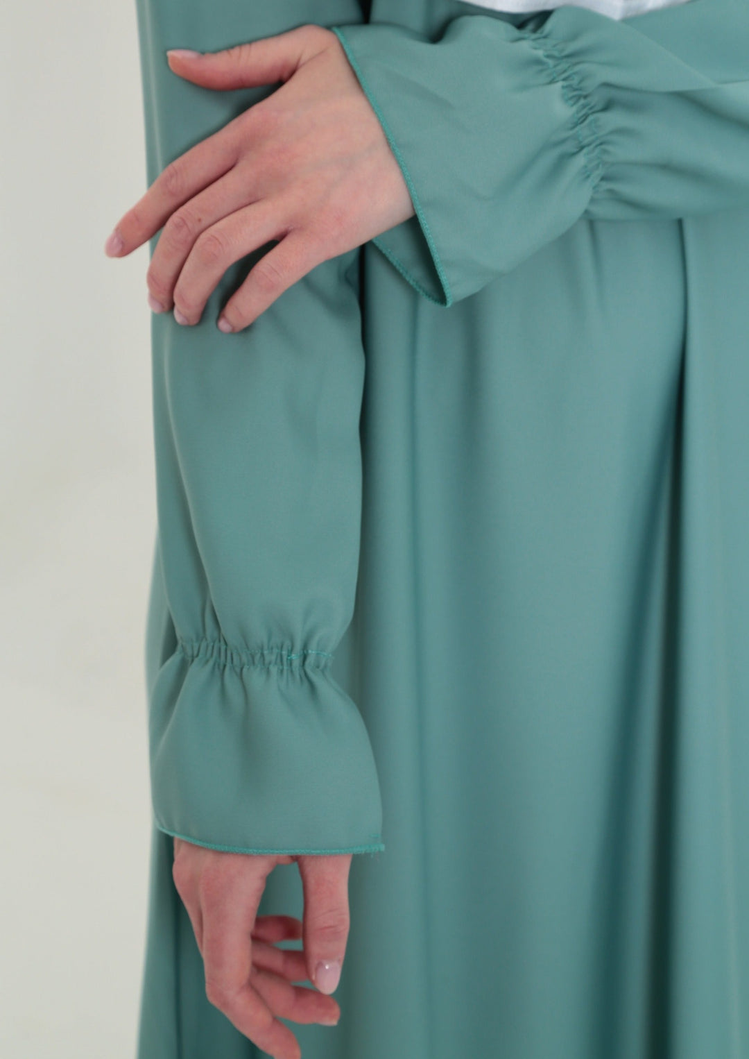 abaya satijn mouwen