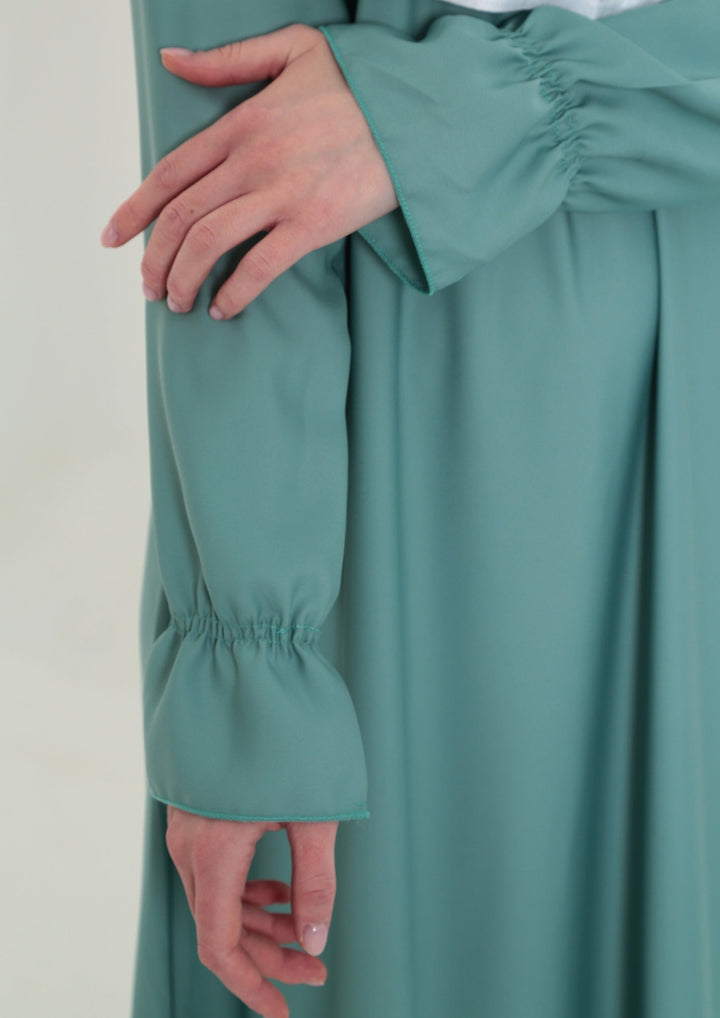 abaya satijn mouwen