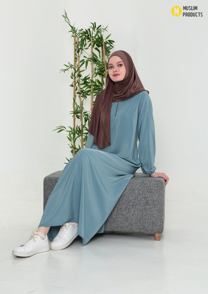 Abaya Basic Lichtblauw