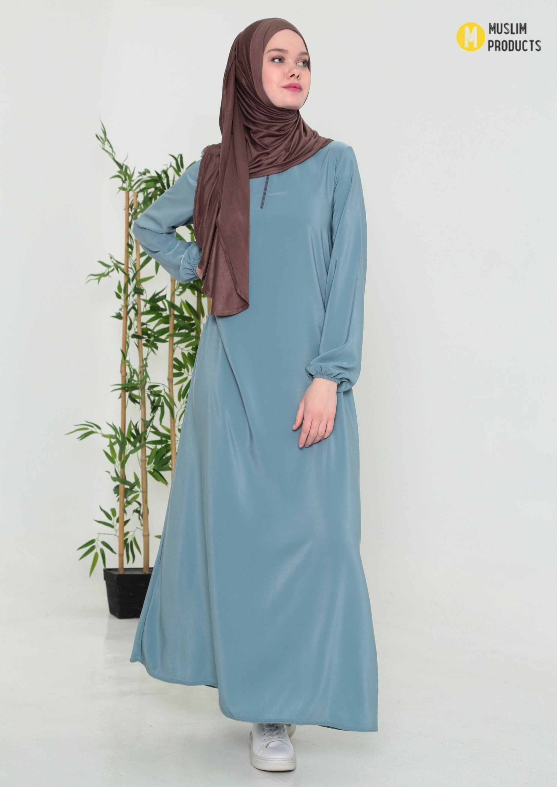 Abaya Basic Lichtblauw