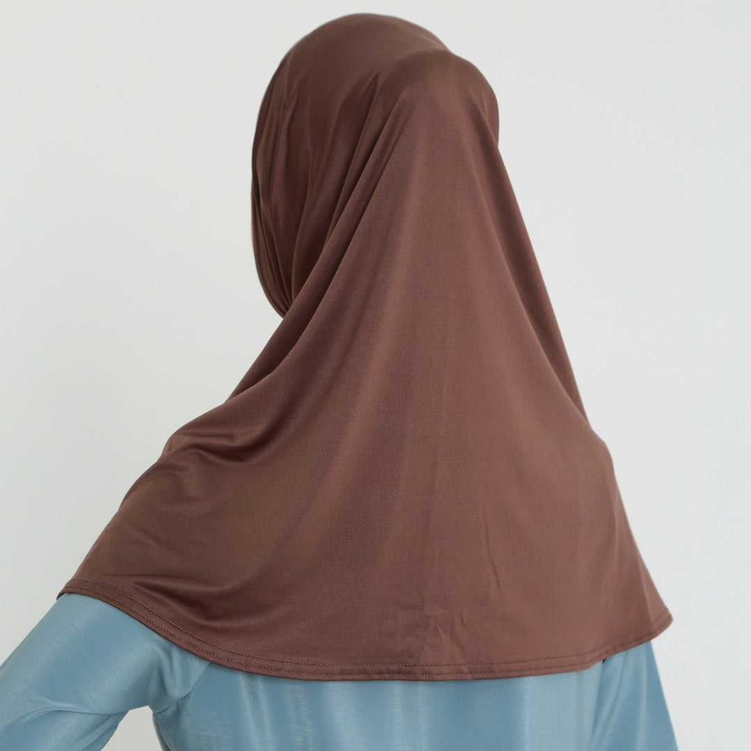 Hijaab Stretch 2 Delig Taupe
