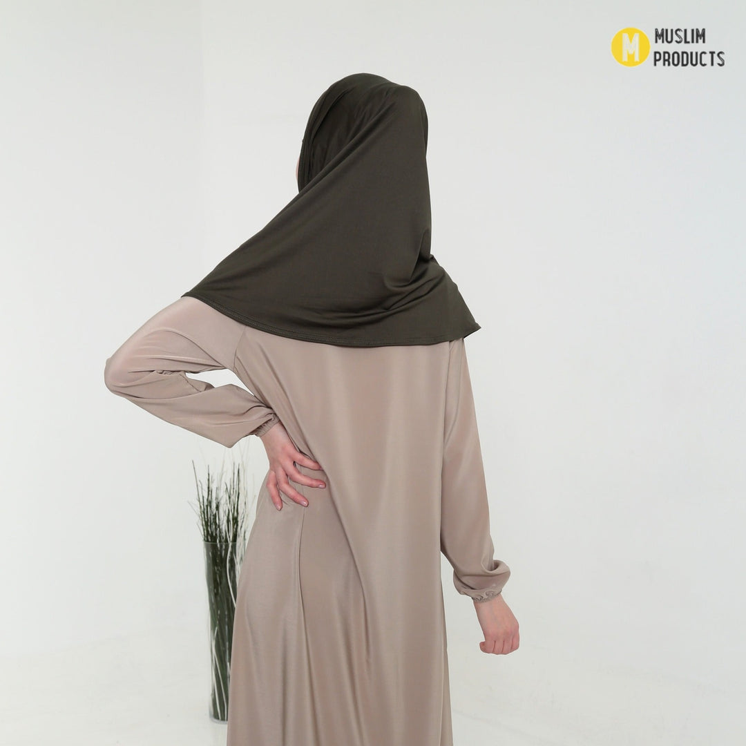 Hijaab Stretch 2 Delig Groen