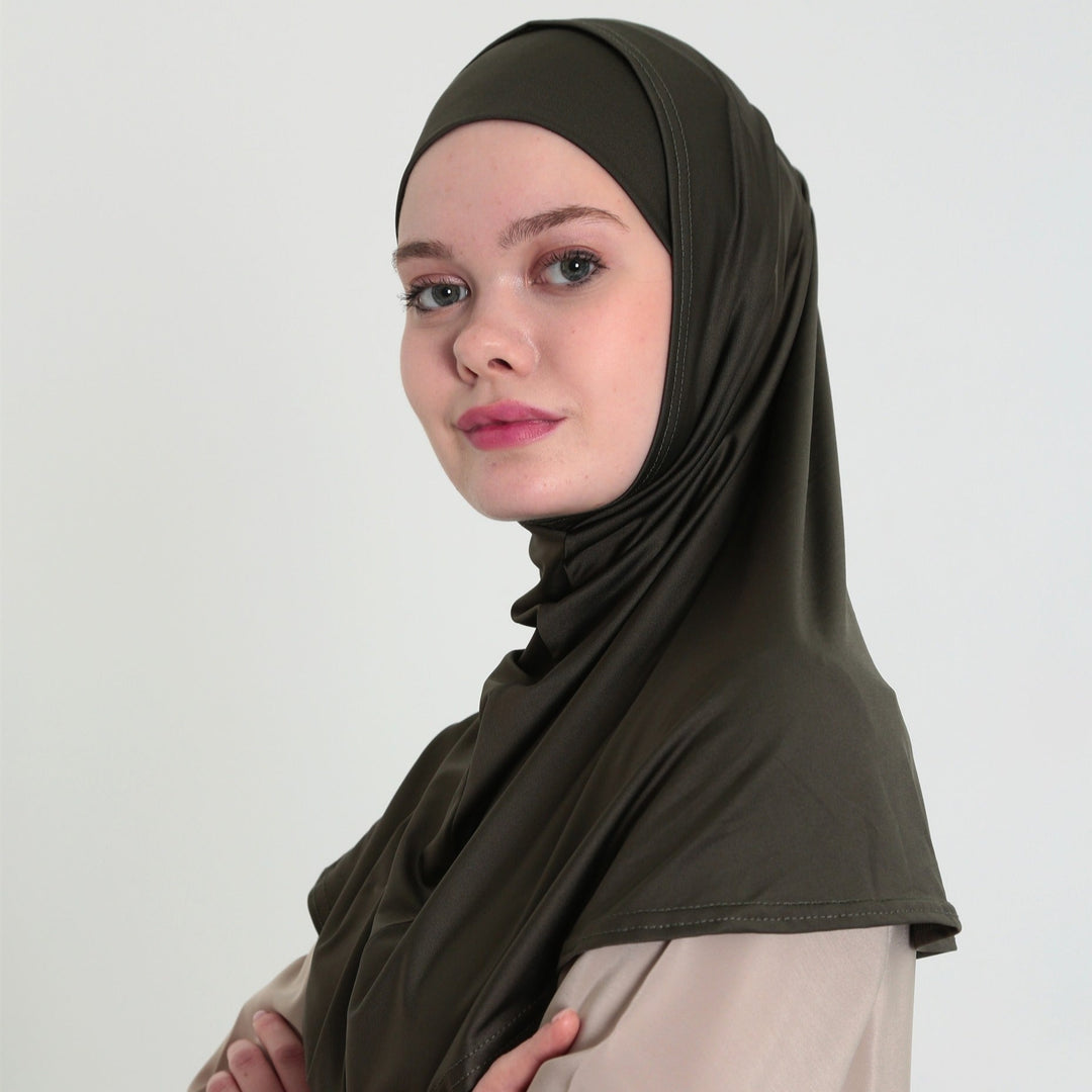 Hijaab Stretch 2 Delig Groen