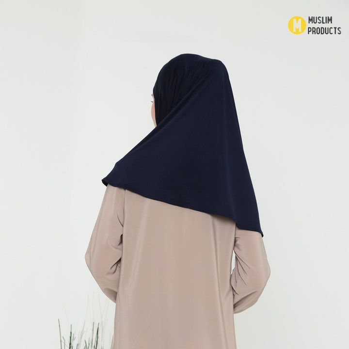 Hijaab 2 delig donkerblauw