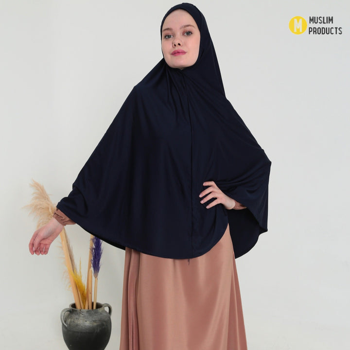 Heup khimar blauw