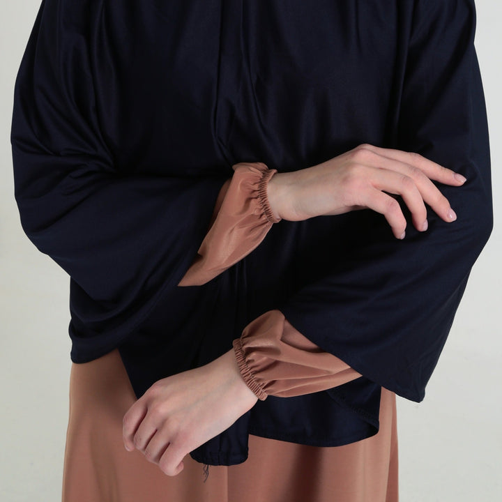 Heup khimar blauw