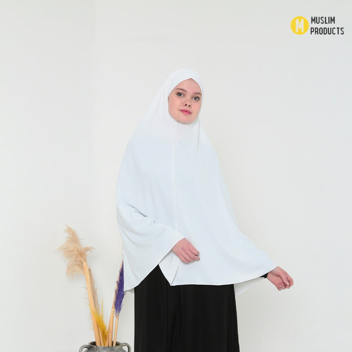 Pearl Heup Khimar Wit