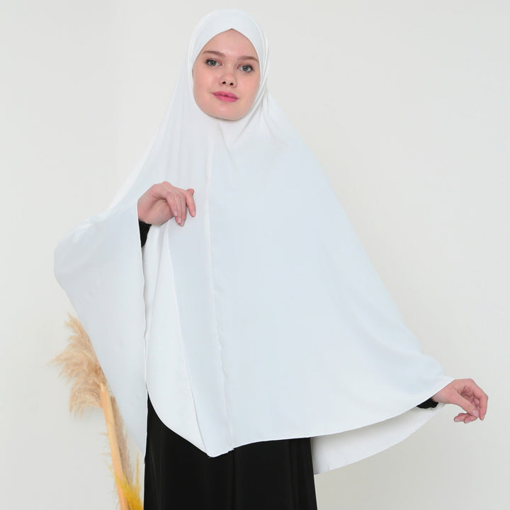 Pearl Heup Khimar Wit