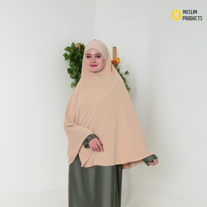 Pearl Heup khimaar zand creme