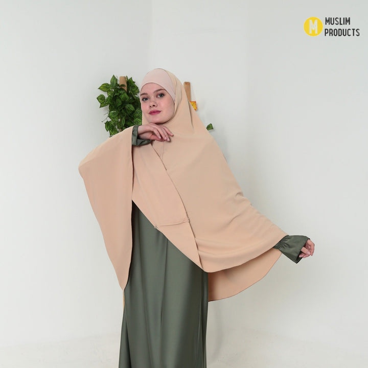 Pearl Heup khimaar zand creme