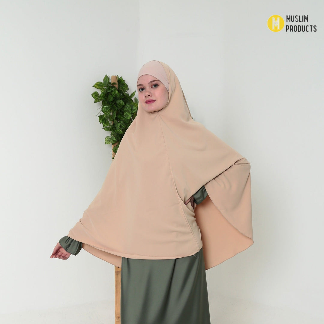 Pearl Heup khimaar zand creme