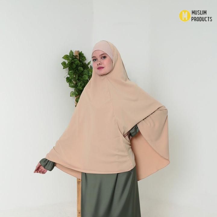 Pearl Heup khimaar zand creme
