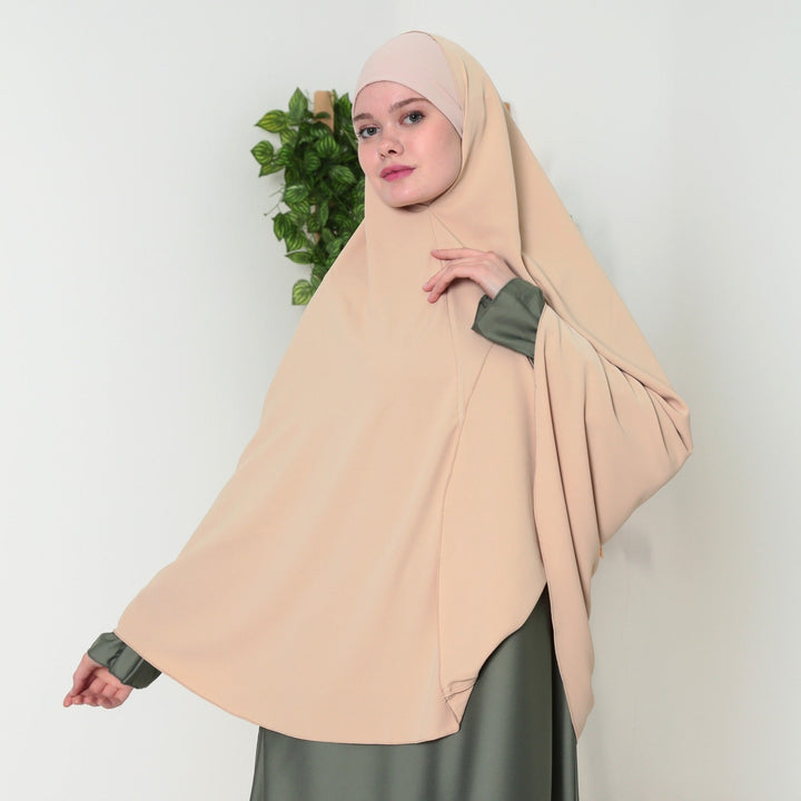 Pearl Heup khimaar zand creme