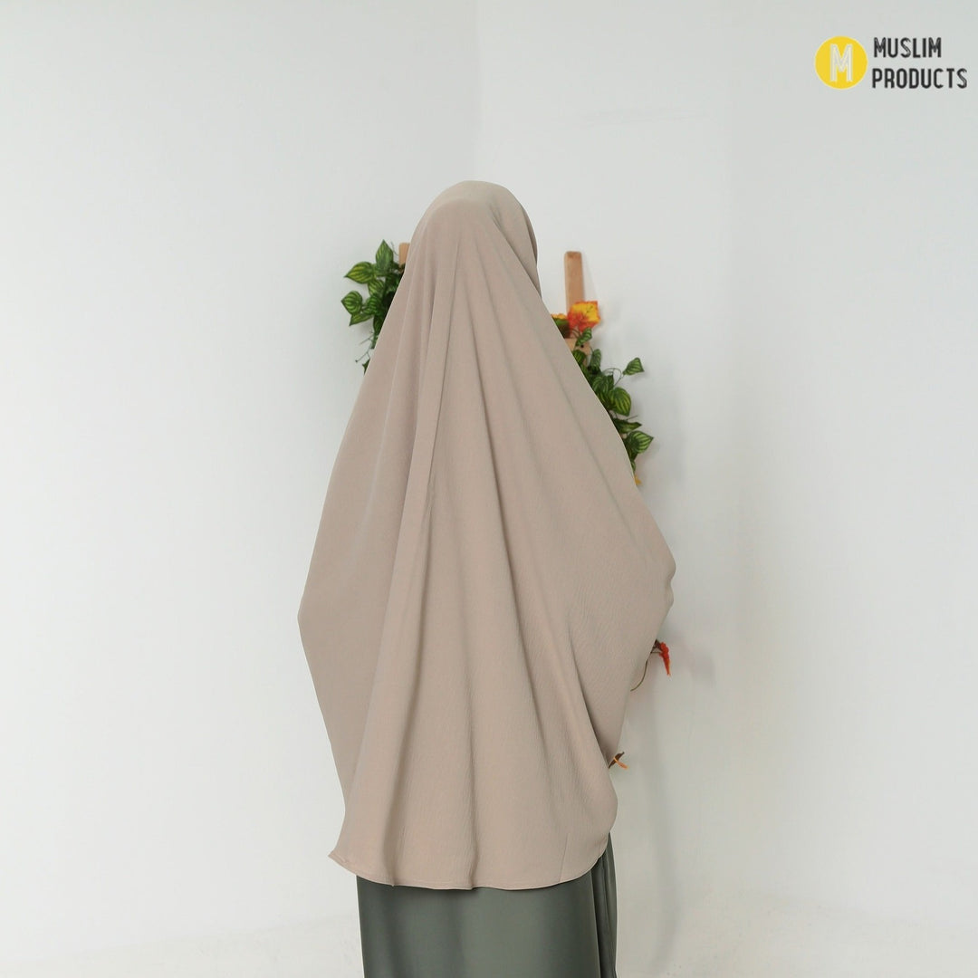Saudi Heup khimar Beige Tint