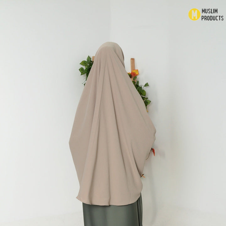 Saudi Heup khimar Beige Tint