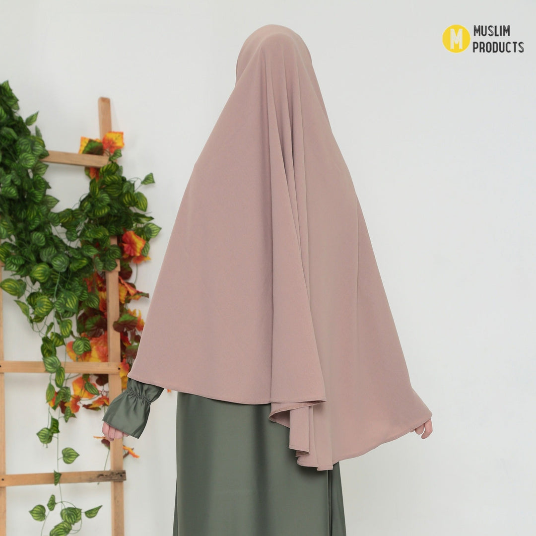Saudi Heup Khimar Taupe