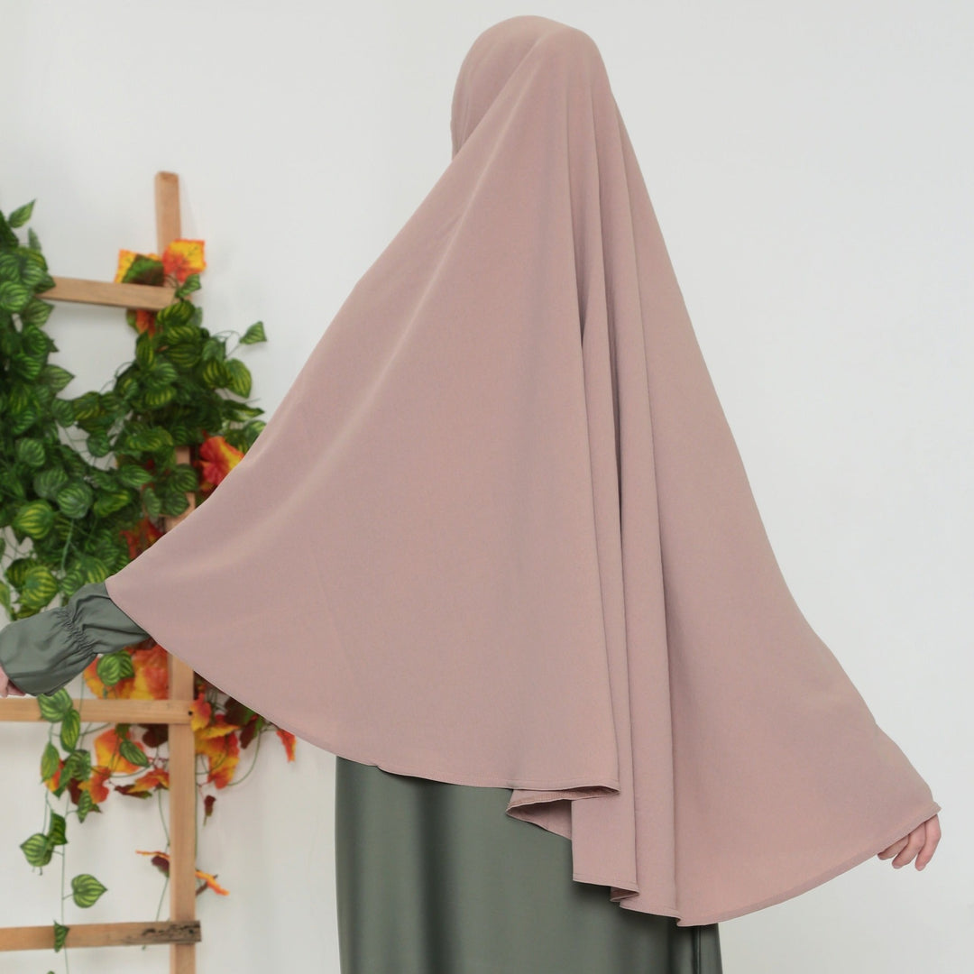 Saudi Heup Khimar Taupe