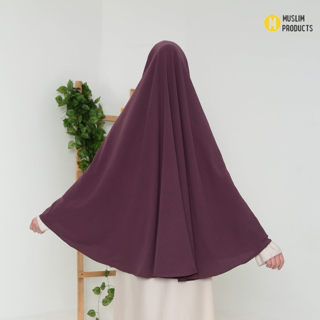 Saudi Heup Khimar Donkerbruin