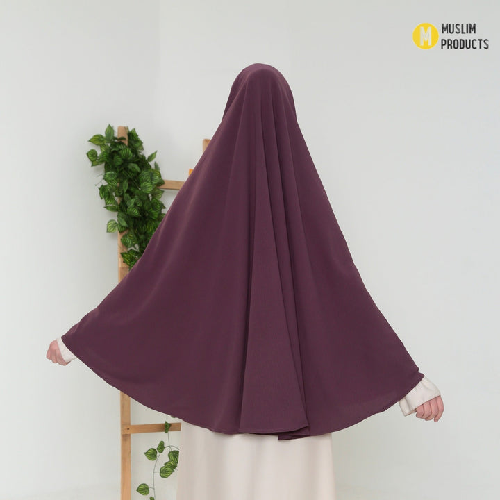 Saudi Heup Khimar Donkerbruin