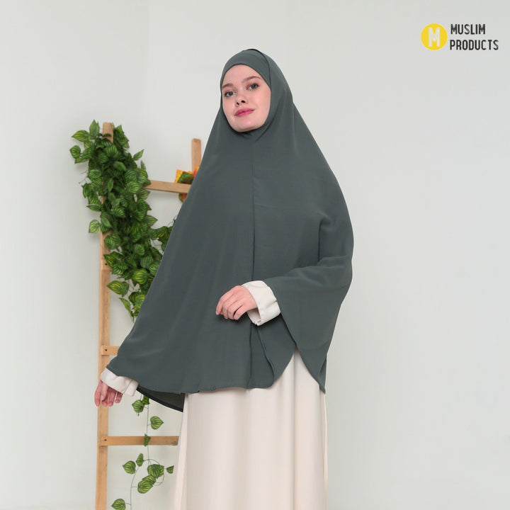 Saudi Heup Khimar Witgroen