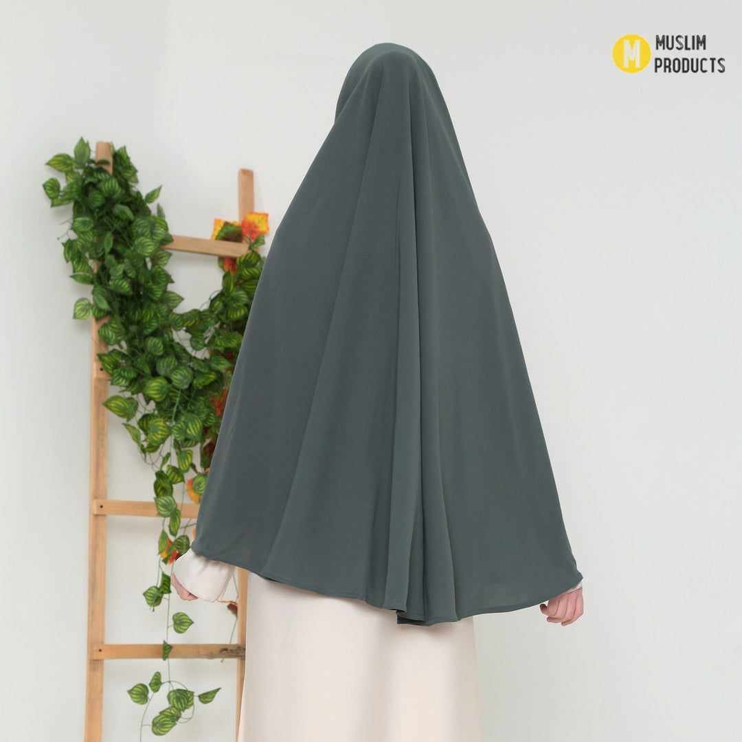Saudi Heup Khimar Witgroen