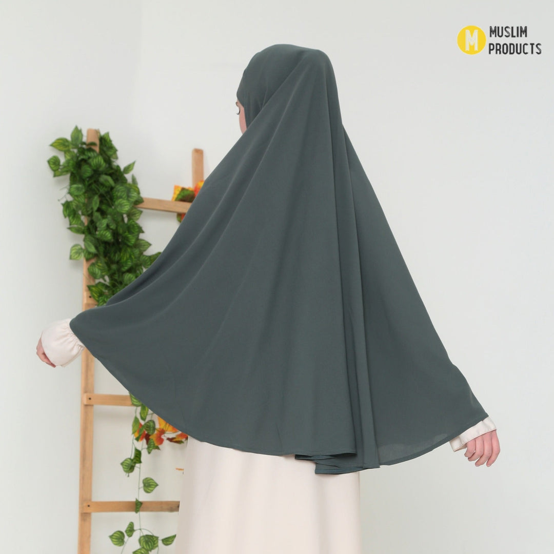 Saudi Heup Khimar Witgroen
