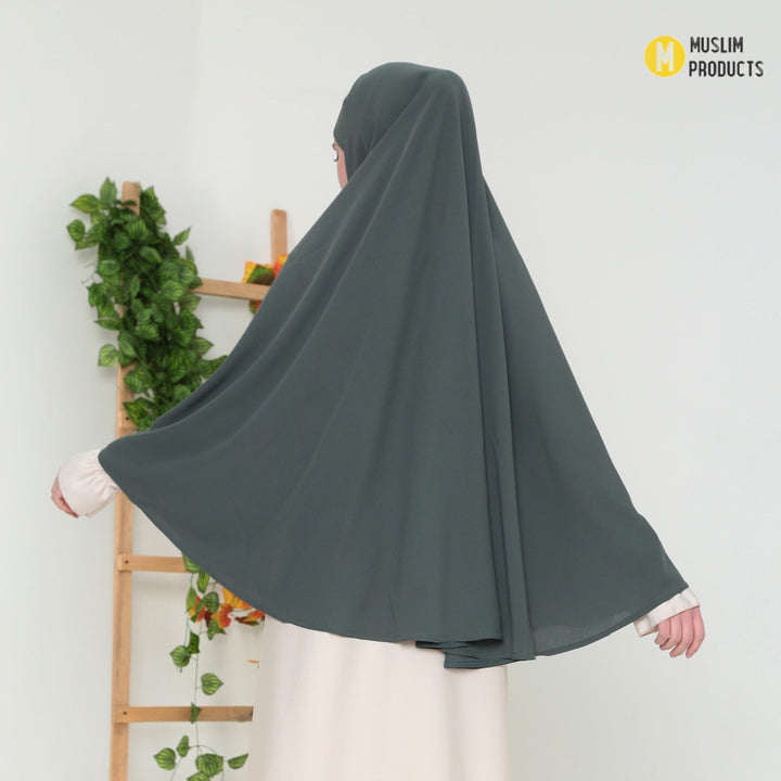 Saudi Heup Khimar Witgroen