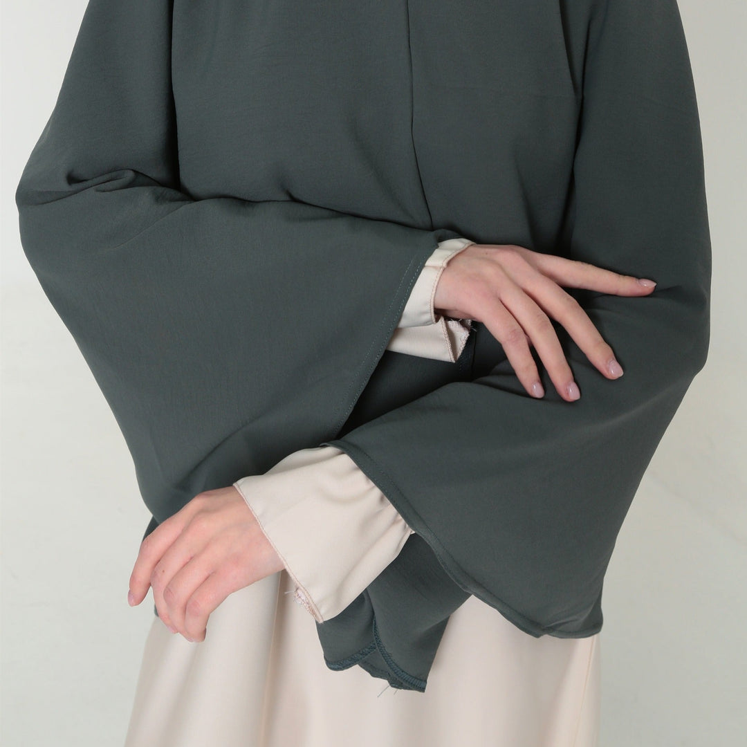 Saudi Heup Khimar Witgroen
