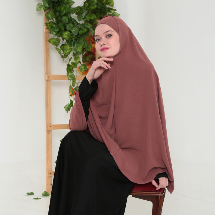 Saudi Heup Khimar Zand Taupe