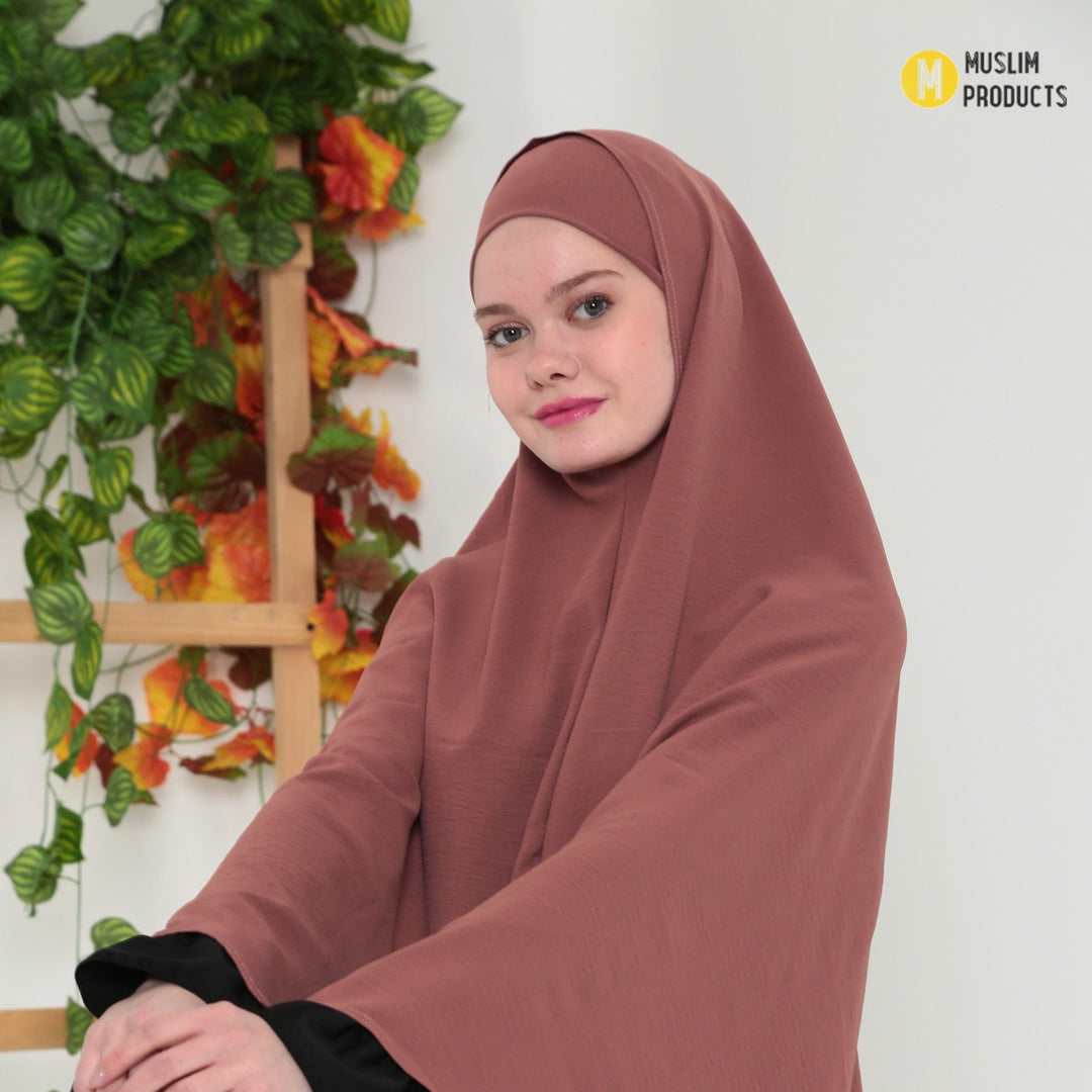 Saudi Heup Khimar Zand Taupe