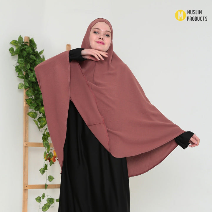 Saudi Heup Khimar Zand Taupe