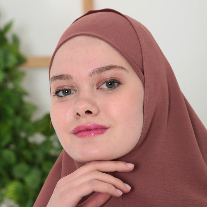 Saudi Heup Khimar Zand Taupe