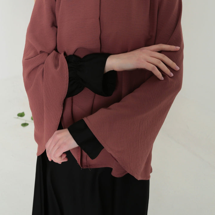 Saudi Heup Khimar Zand Taupe
