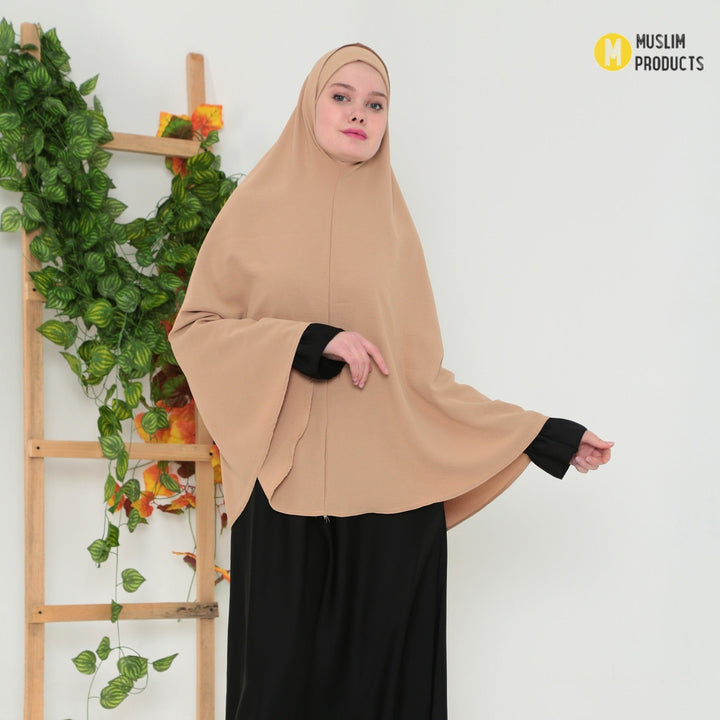 Pearl Heup Khimar Nougat