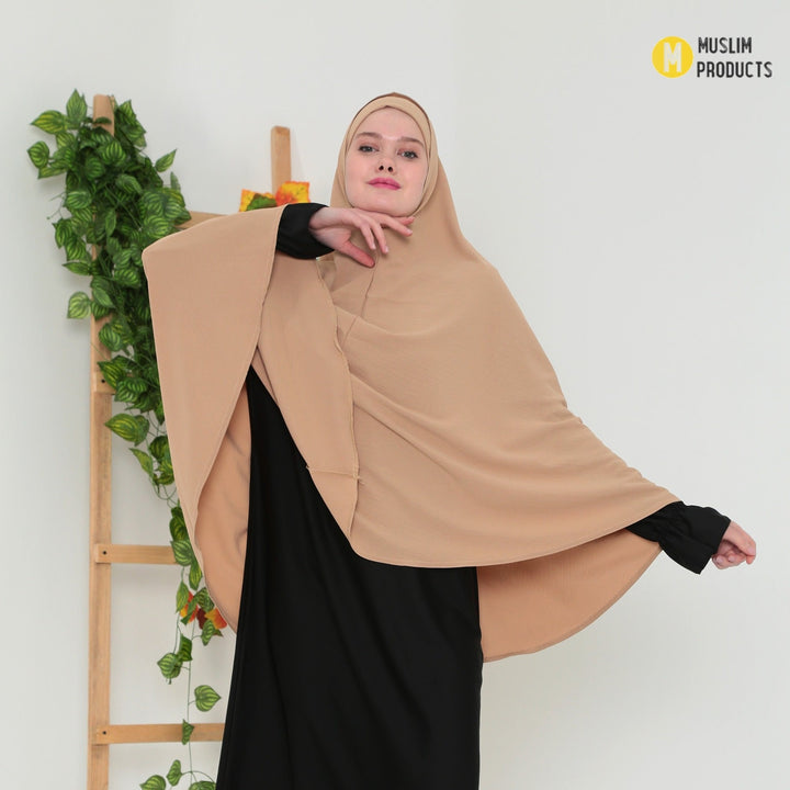 Pearl Heup Khimar Nougat