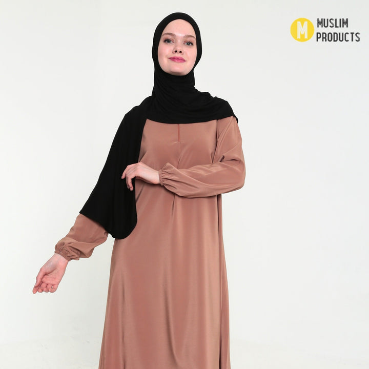 Instant Praktische Jersey Hijab Zwart