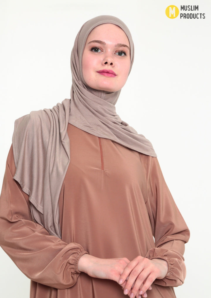 Abaya Basic Zalm