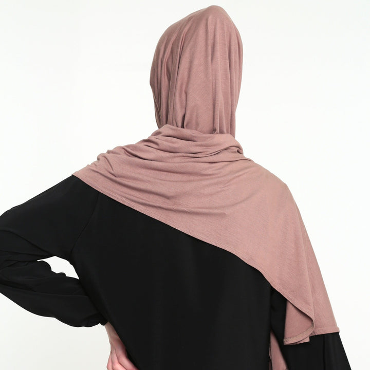 Instant Praktische Jersey Hijab Taupe