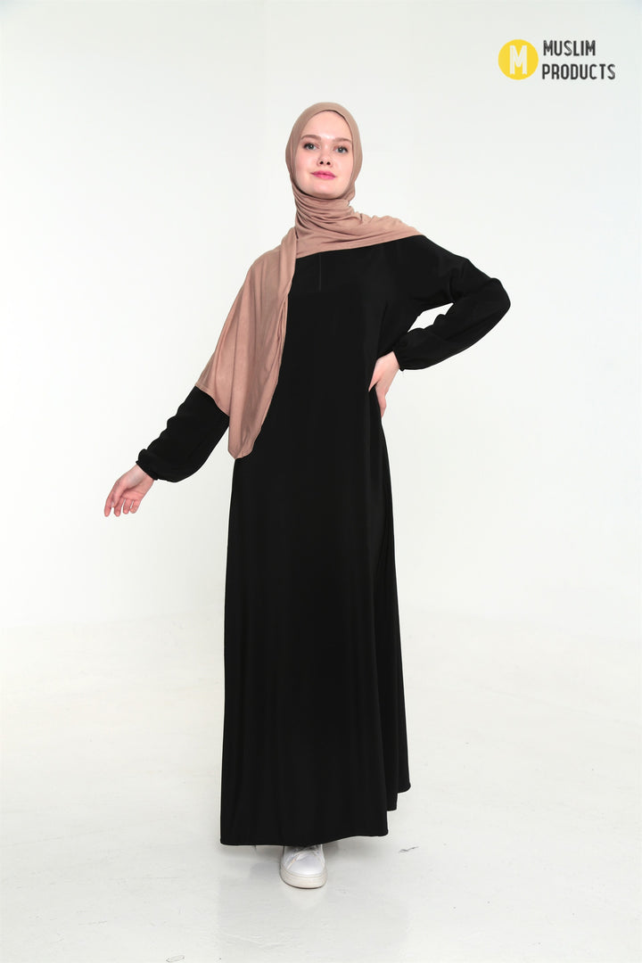 Instant Praktische Jersey Hijab Beige Creme