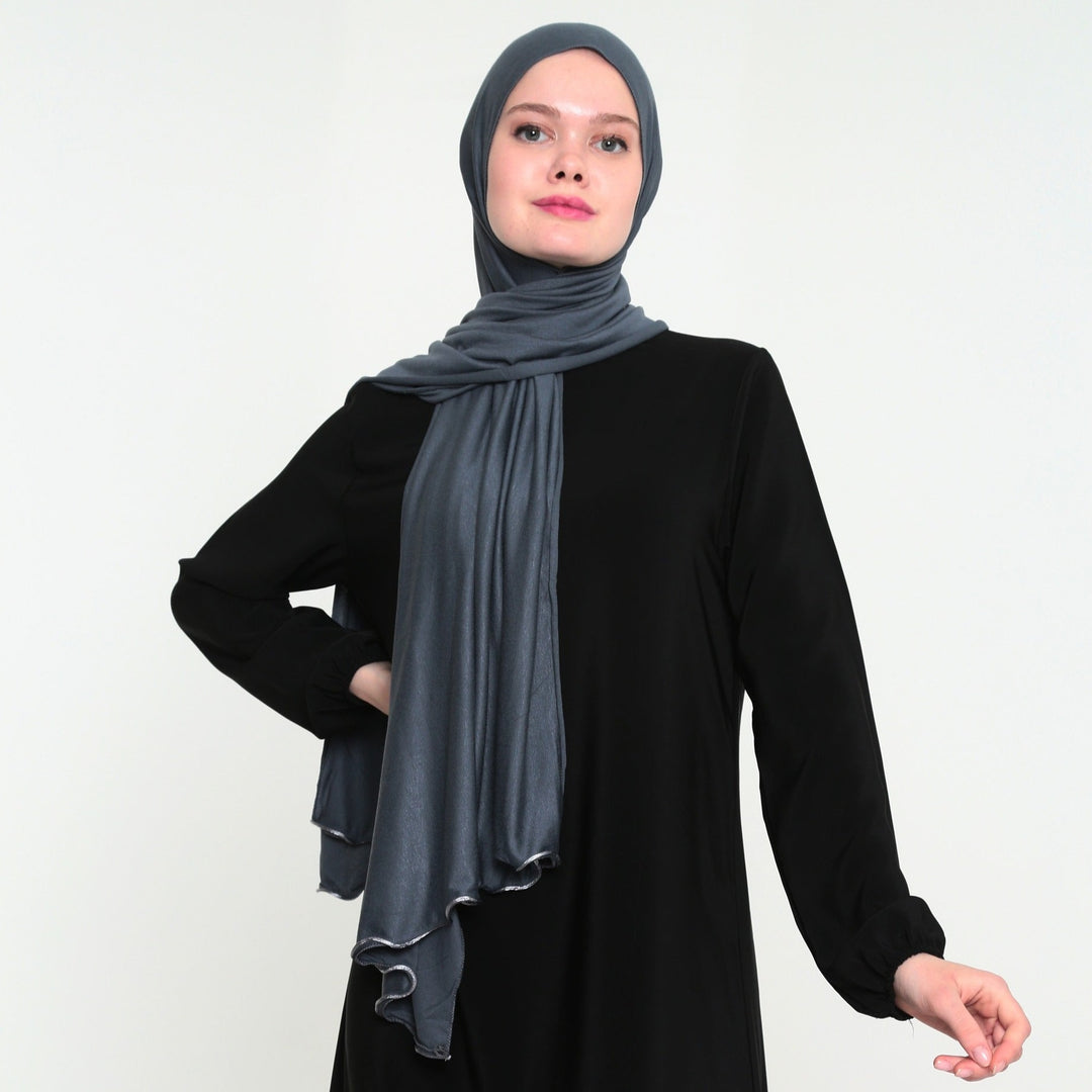 Premium Jersey Lint Antraciet Grijs