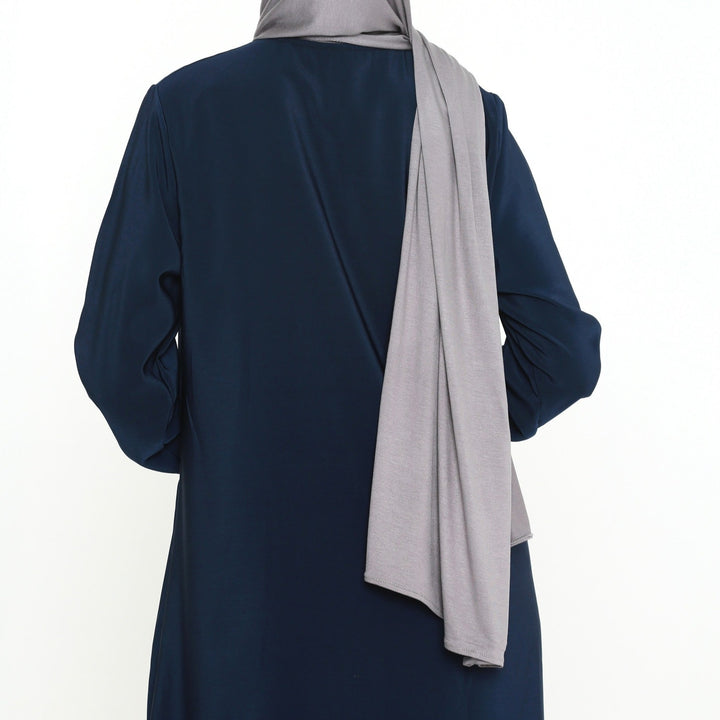 Maxi Jersey Sjaal Breed 75×190 Grijs