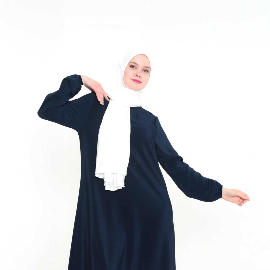 Jersey Hijab 165×65 Gebroken Wit