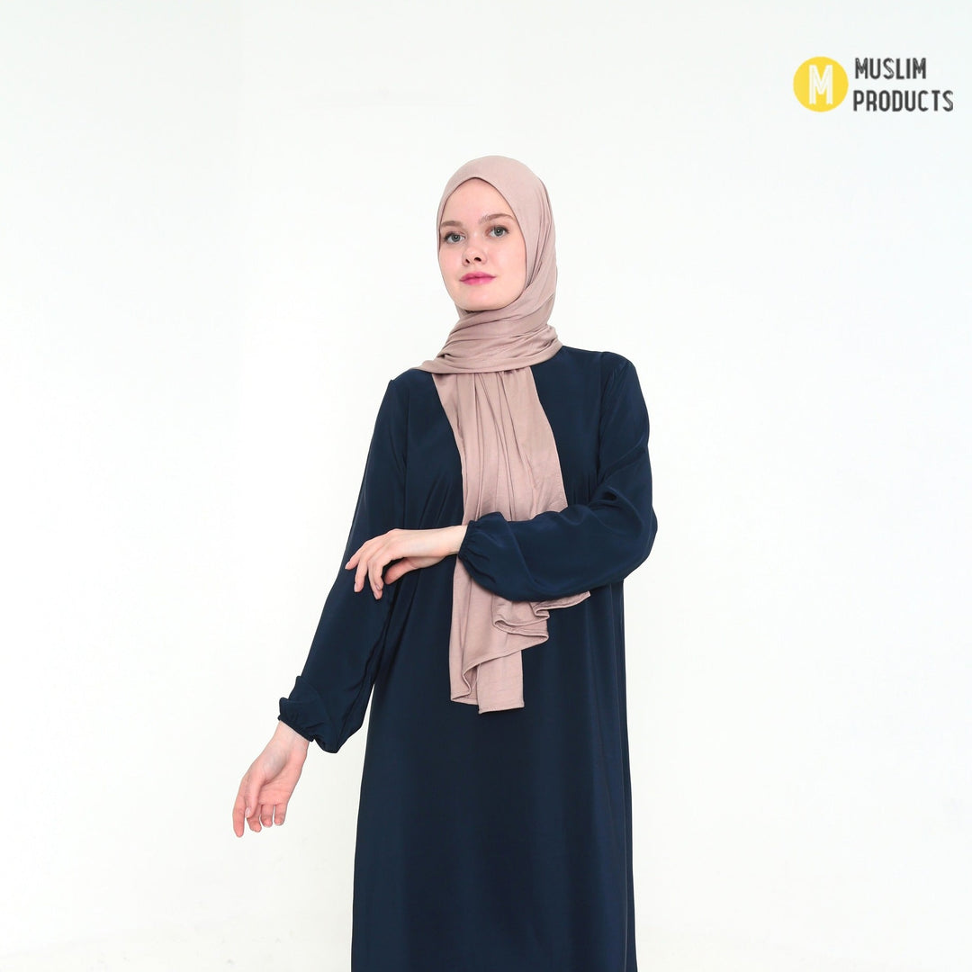 Maxi Jersey Sjaal Breed 75×190 Beige