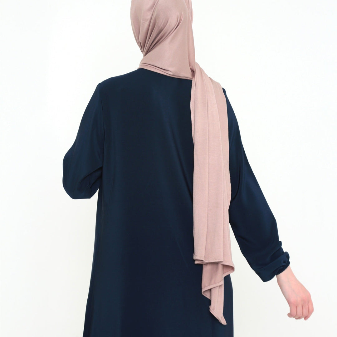 Maxi Jersey Sjaal Breed 75×190 Beige