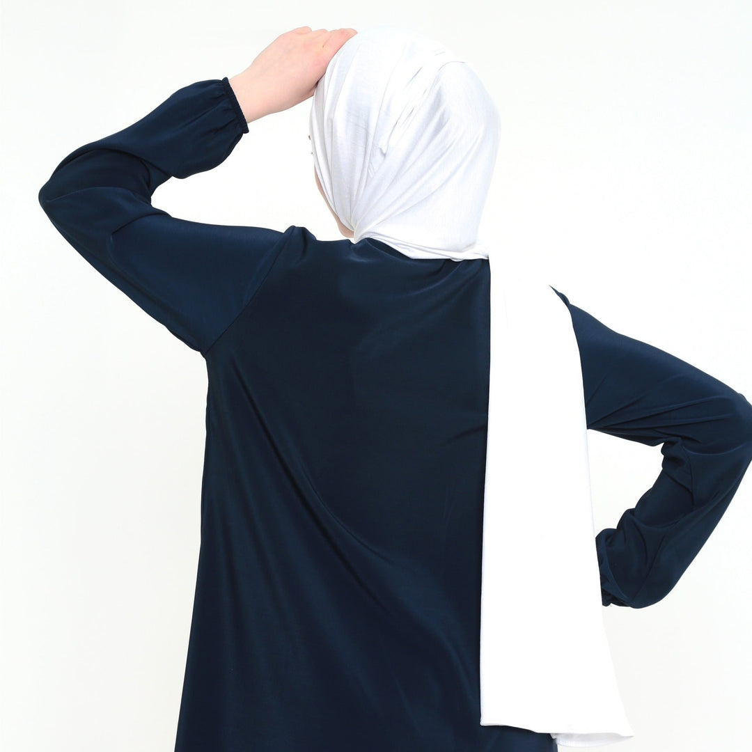 Jersey Hijab 165×65 Wit