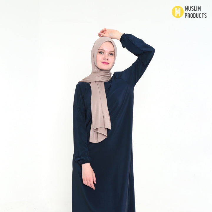 Maxi Jersey Sjaal Breed 75×190 Cream Bruin