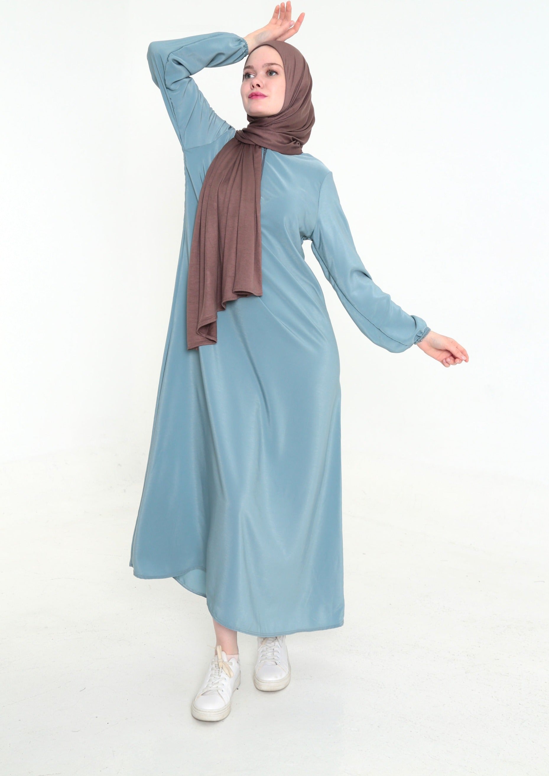Abaya Basic Lichtblauw