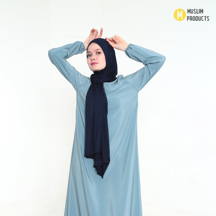 Jersey Hijab 165×65 Donkerblauw